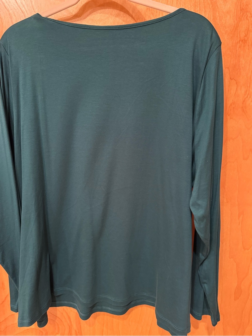 Talbots Long Sleeve Tee in Teal Green